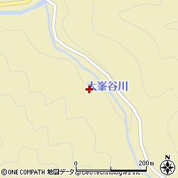 大峯谷川周辺の地図