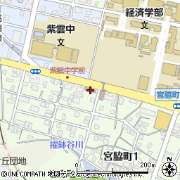 高松宮脇町郵便局 ＡＴＭ周辺の地図