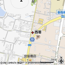 香川県高松市香西南町606周辺の地図