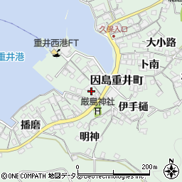 広島県尾道市因島重井町6317周辺の地図