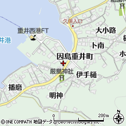 広島県尾道市因島重井町6315周辺の地図