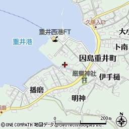 広島県尾道市因島重井町6283周辺の地図