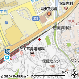 広島県安芸郡坂町丸子周辺の地図