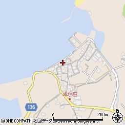 香川県さぬき市小田555周辺の地図