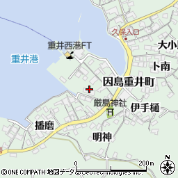 広島県尾道市因島重井町6284周辺の地図