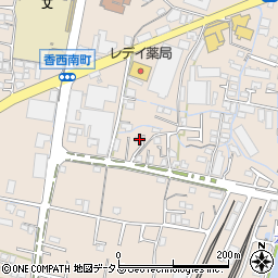 香川県高松市香西南町459周辺の地図