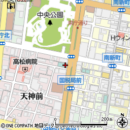 香川県高松市天神前1-3周辺の地図