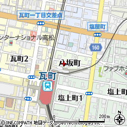 香川県高松市八坂町3-6周辺の地図