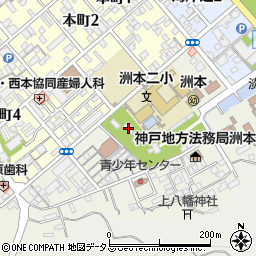 護国神社周辺の地図