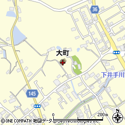 高松市役所　大町幼稚園周辺の地図