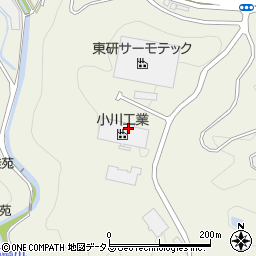 小川工業株式会社　紀ノ光台工場周辺の地図