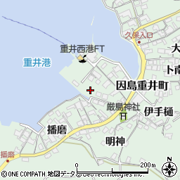 広島県尾道市因島重井町6287-3周辺の地図