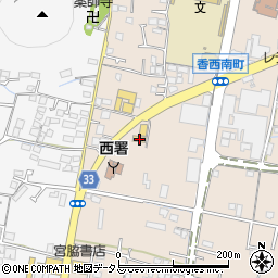 香川県高松市香西南町617-1周辺の地図