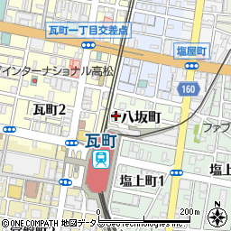 香川県高松市八坂町3-1周辺の地図