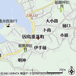 広島県尾道市因島重井町6650周辺の地図