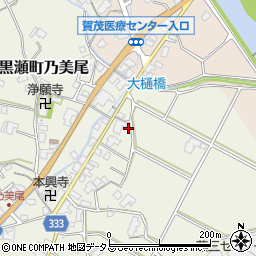 広島県東広島市黒瀬町乃美尾525周辺の地図