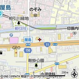 ＲｉｎＲｉｎ　高松店周辺の地図