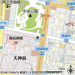 久米加株式会社オアシス・県庁前ＳＳ周辺の地図