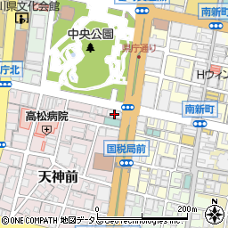 香川県高松市天神前1-1周辺の地図