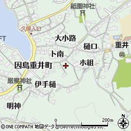 広島県尾道市因島重井町6632周辺の地図