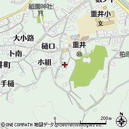 広島県尾道市因島重井町3072周辺の地図