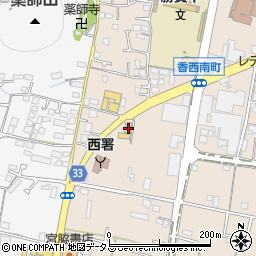 香川県高松市香西南町618-1周辺の地図