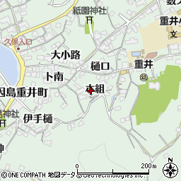 広島県尾道市因島重井町6584周辺の地図