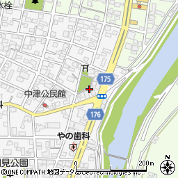 株式会社亀田石油　郷東給油所周辺の地図