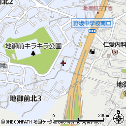 余田公園周辺の地図