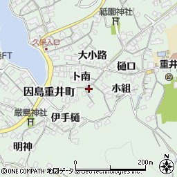 広島県尾道市因島重井町6634-2周辺の地図