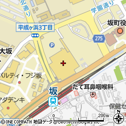 ＤＣＭ　坂店周辺の地図