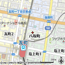 香川県高松市八坂町1周辺の地図