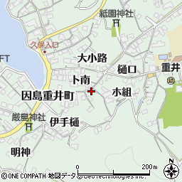 広島県尾道市因島重井町6633-1周辺の地図