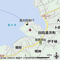 広島県尾道市因島重井町6288周辺の地図