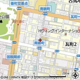 香川県高松市南新町周辺の地図