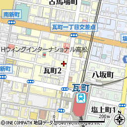 株式会社アルファ・トマムエイブルネットワーク高松店　お問い合わせ用周辺の地図