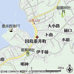 広島県尾道市因島重井町6655周辺の地図