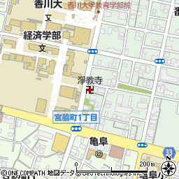 淨教寺周辺の地図