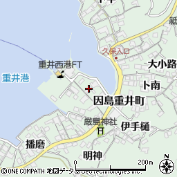 広島県尾道市因島重井町6299周辺の地図