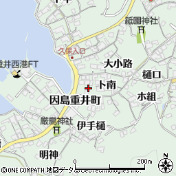 広島県尾道市因島重井町6658周辺の地図