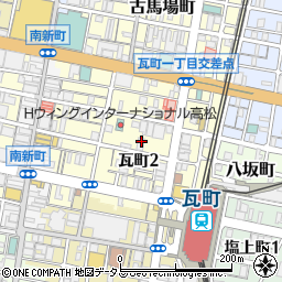 エステツイン高松店周辺の地図