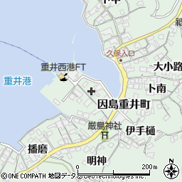 広島県尾道市因島重井町6296周辺の地図