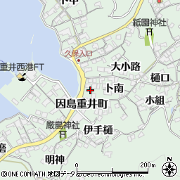 広島県尾道市因島重井町6659-3周辺の地図