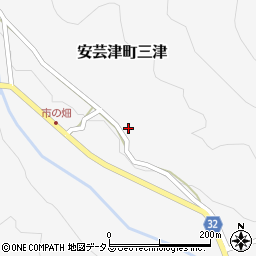 広島県東広島市安芸津町三津1355周辺の地図