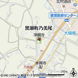 浄願寺周辺の地図
