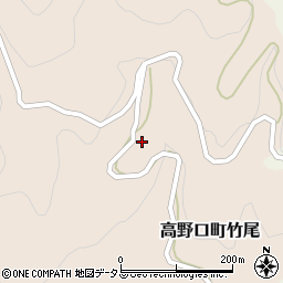 和歌山県橋本市高野口町竹尾228周辺の地図