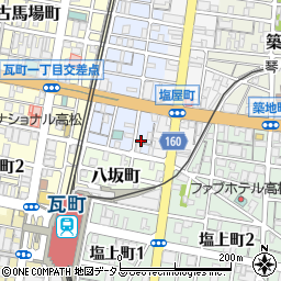 香川県高松市福田町19周辺の地図