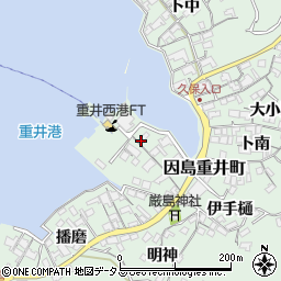 広島県尾道市因島重井町6291周辺の地図