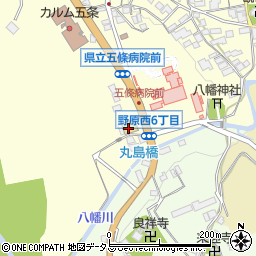吉野ストア　五条店周辺の地図