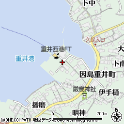 広島県尾道市因島重井町6288-6周辺の地図